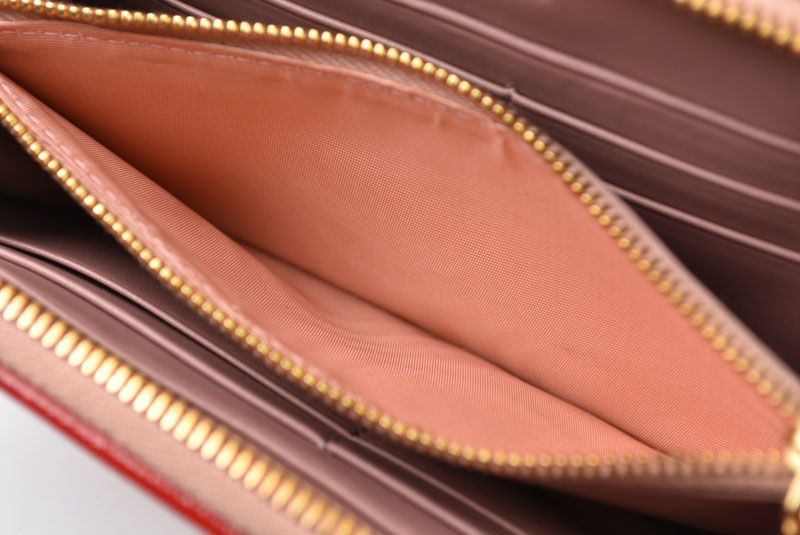 Prada Wallet Zip Around Pink Beige Rose Biju — view 6