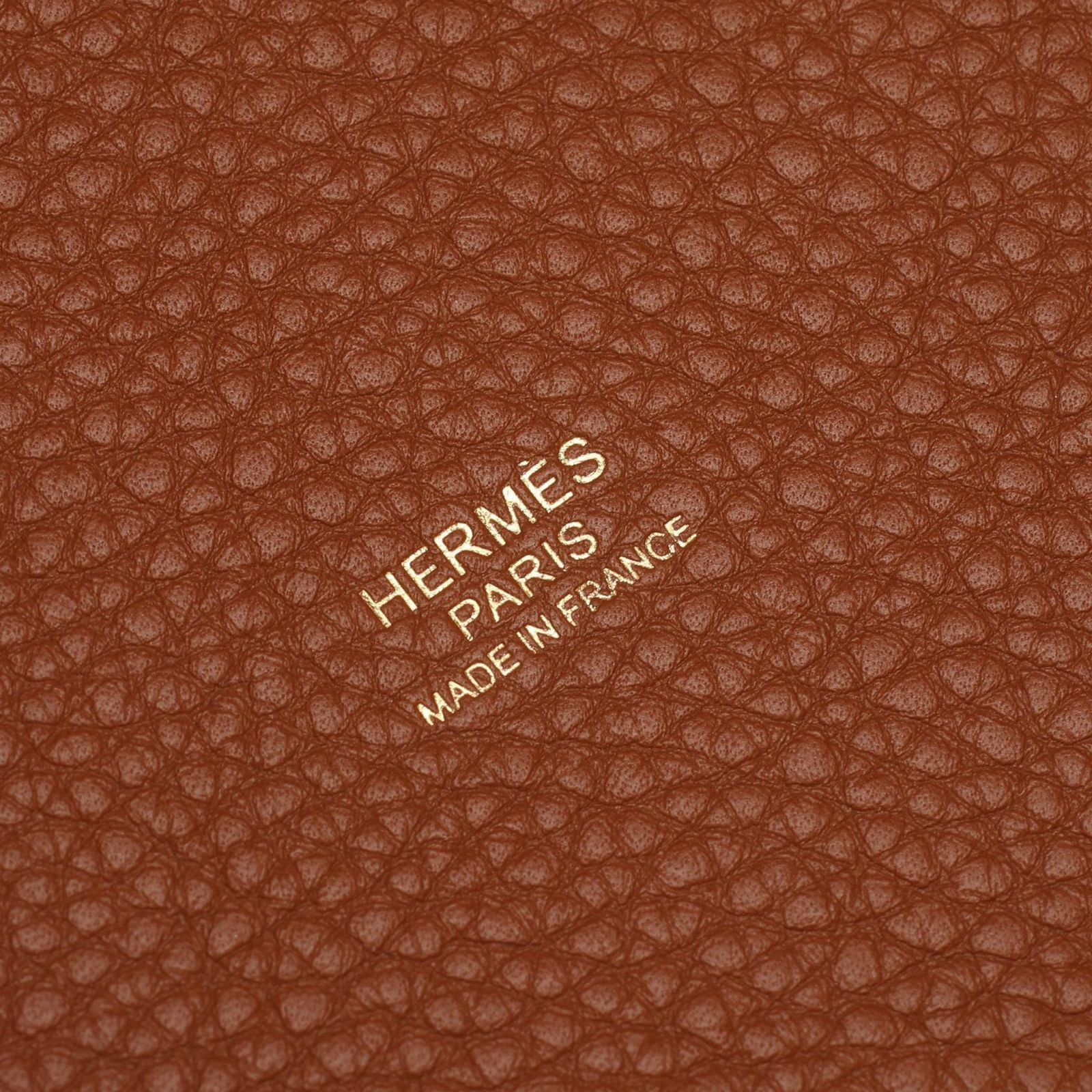 Hermes Handbag Picotin Lock PM Gold Leather — view 4