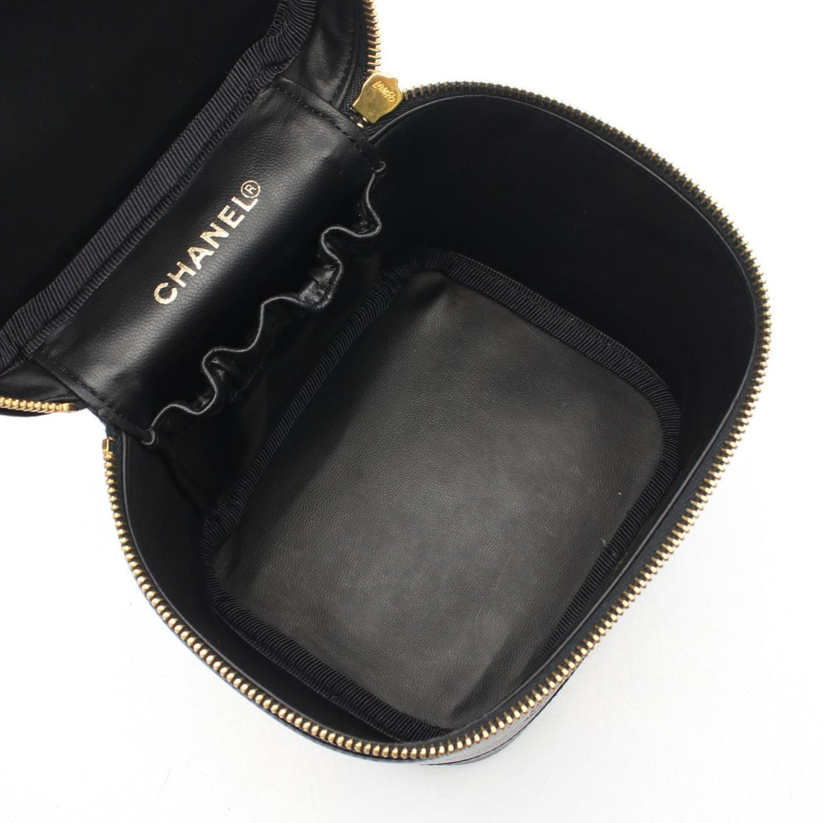 Chanel Handbag CC Logo Black Caviar Leather — view 3