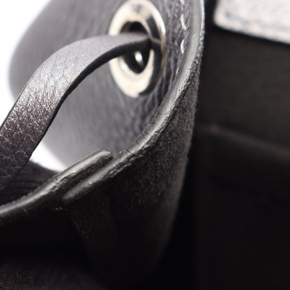 Louis Vuitton Backpack Lockme Metallic Gray Leather — view 6