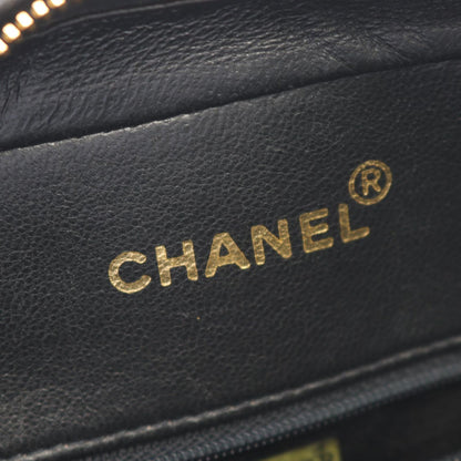 Chanel Shoulder Bag Mademoiselle Tassel Black Lambskin Fringe Chain — view 4