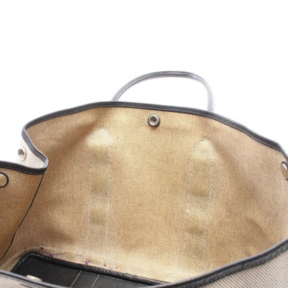 Hermes Tote Bag Garden Party PM Ecru Black — view 7