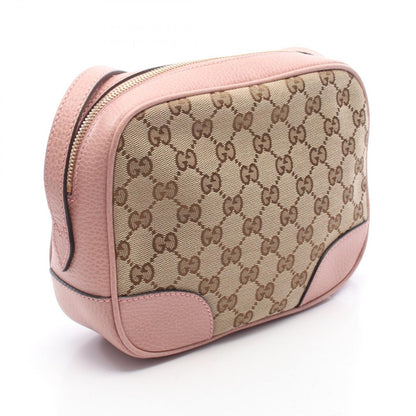Gucci Shoulder Bag Bree GG Canvas Beige Pink — view 2