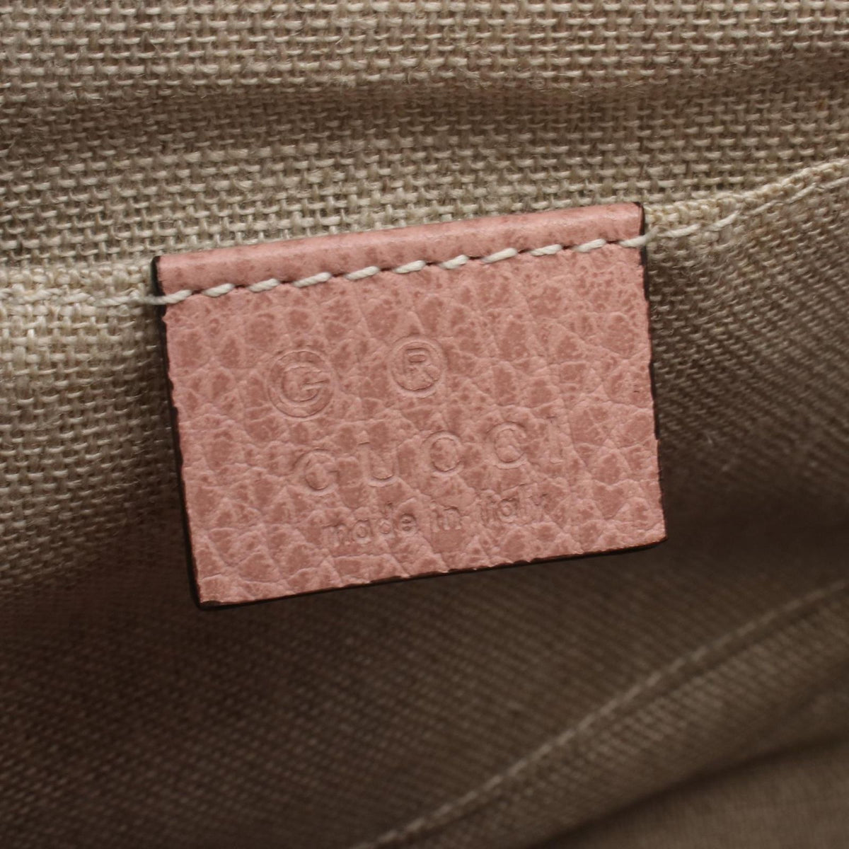Gucci Shoulder Bag Bree GG Canvas Beige Pink — view 4