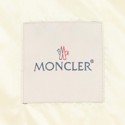 Moncler Down Jacket Sorbier Long Vest Eco Fur Switch Beige Coat — view 3