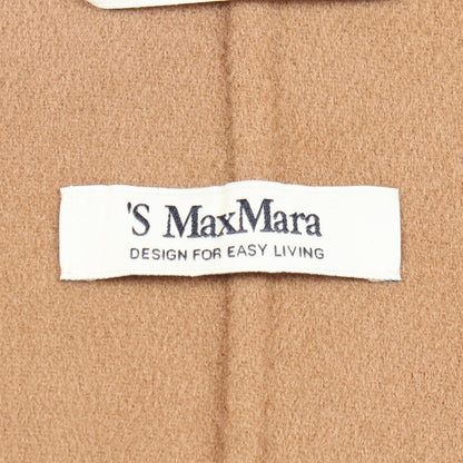 Max Mara S 'S Cucito Mano Paolore Wrap Coat Wool Gown — view 3