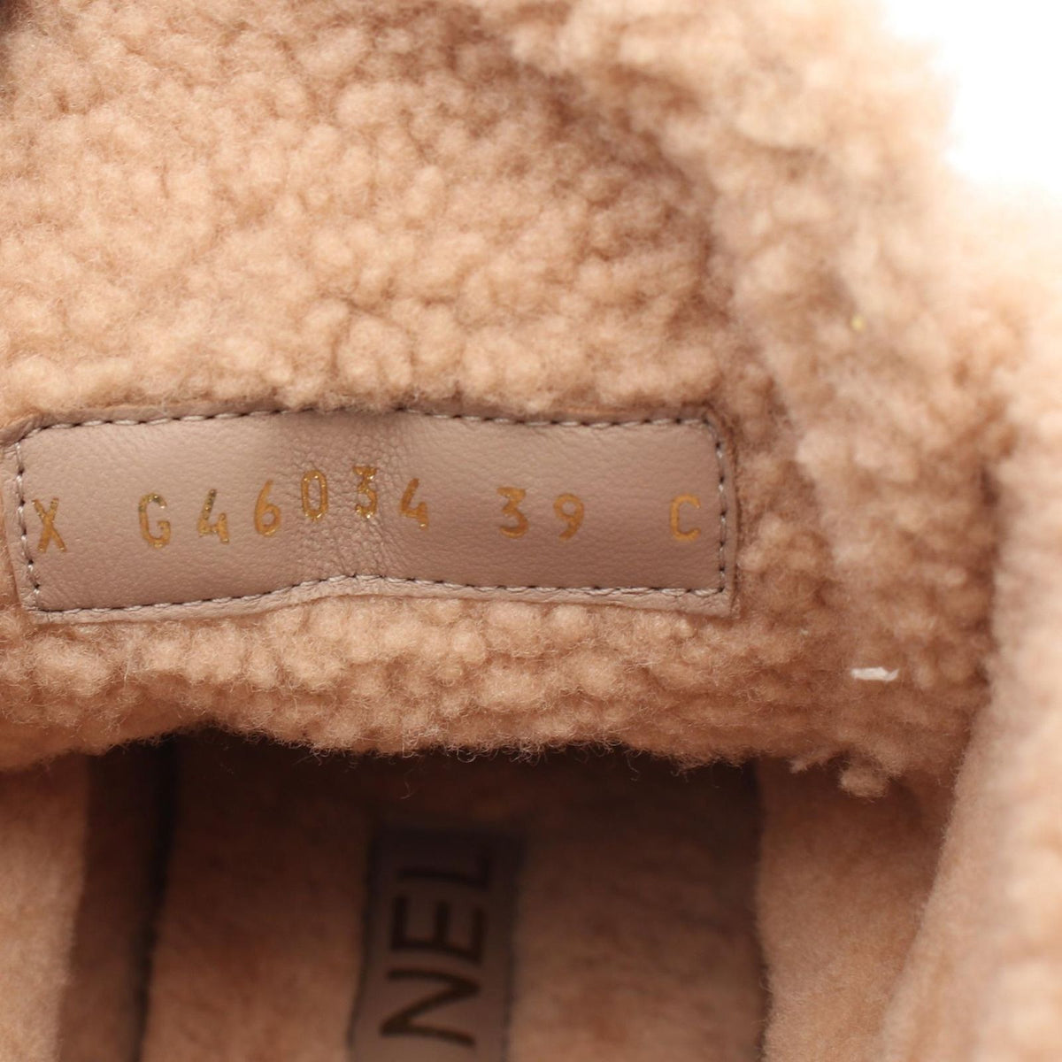 Chanel Boots CC Logo Lace Up Fleece Leather Suede — view 7