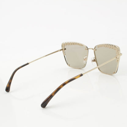 Chanel Pearl Sunglasses Eyewear 57 16 Brown — view 4