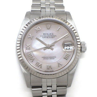 Rolex Datejust Number Roman Index Pink Mother of Pearl Dial Full Ted Bezel