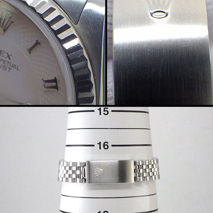 Rolex Datejust Number Roman Index Pink Mother of Pearl Dial Full Ted Bezel — view 7