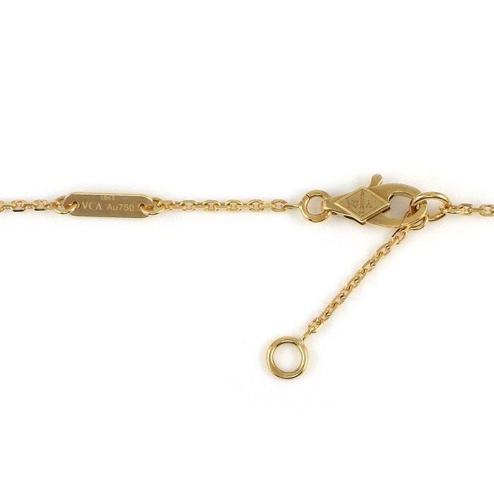 Van Cleef & Arpels Necklace Frivole Mini 1 Point Diamond 18K Yellow Gold — view 4