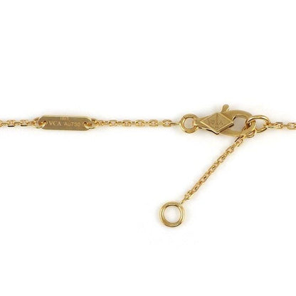 Van Cleef & Arpels Necklace Frivole Mini 1 Point Diamond 18K Yellow Gold — view 4