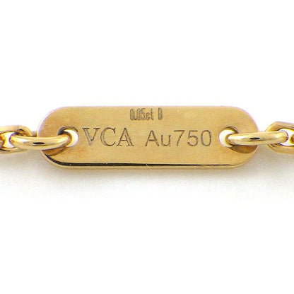 Van Cleef & Arpels Necklace Frivole Mini 1 Point Diamond 18K Yellow Gold — view 5