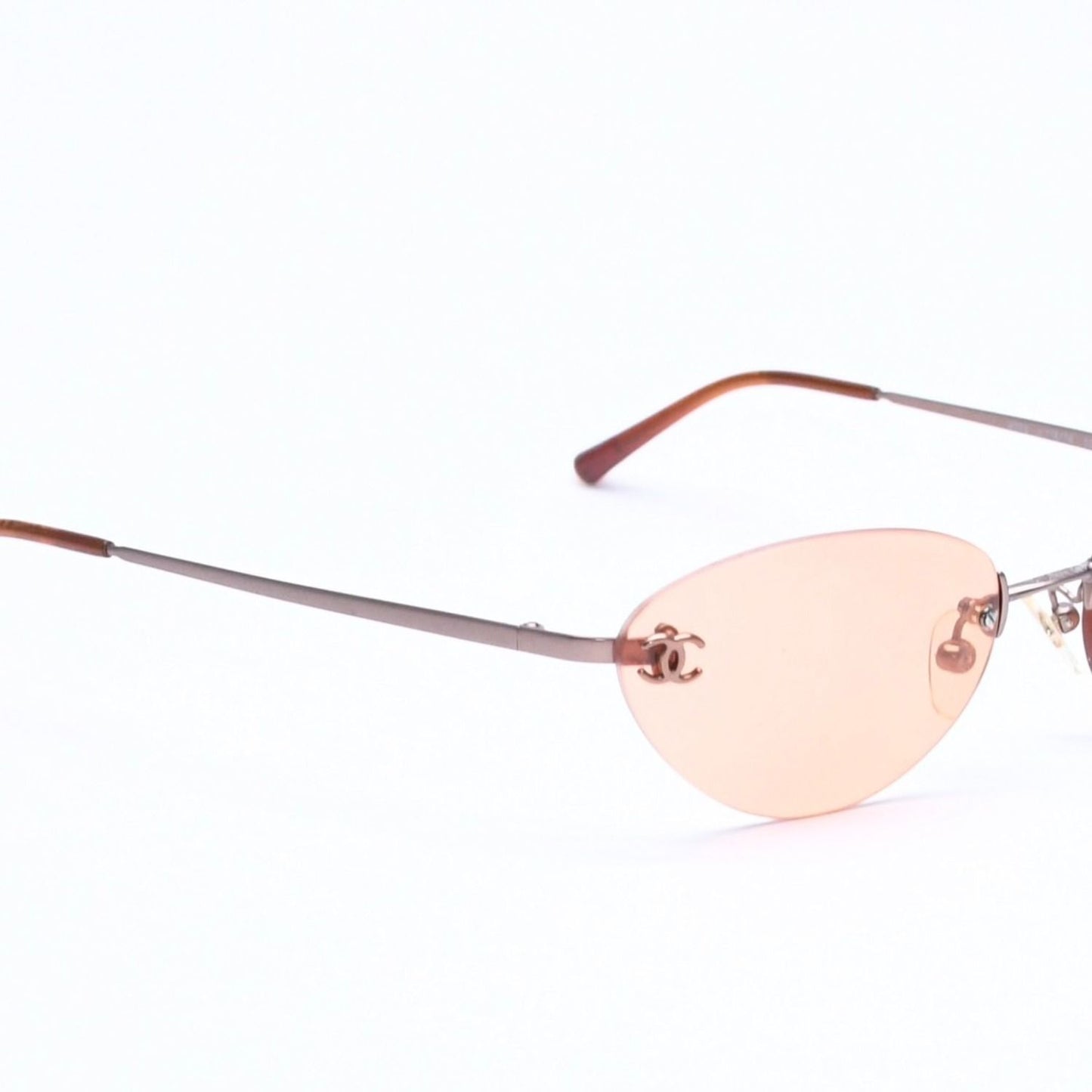 Chanel Sunglasses Eyewear CC Logo Orange Brown — view 4