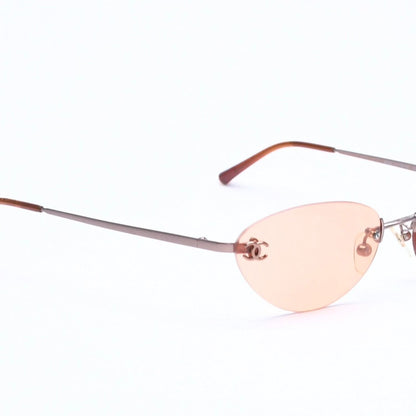 Chanel Sunglasses Eyewear CC Logo Orange Brown — view 4