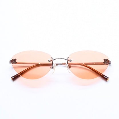 Chanel Sunglasses Eyewear CC Logo Orange Brown — view 2