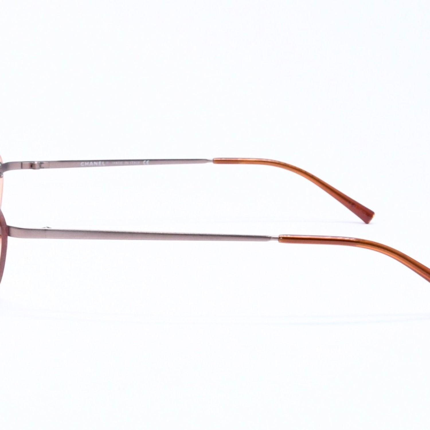 Chanel Sunglasses Eyewear CC Logo Orange Brown — view 6