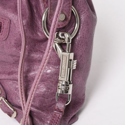 Balenciaga Shoulder Bag Pouch Purple Silver — view 5