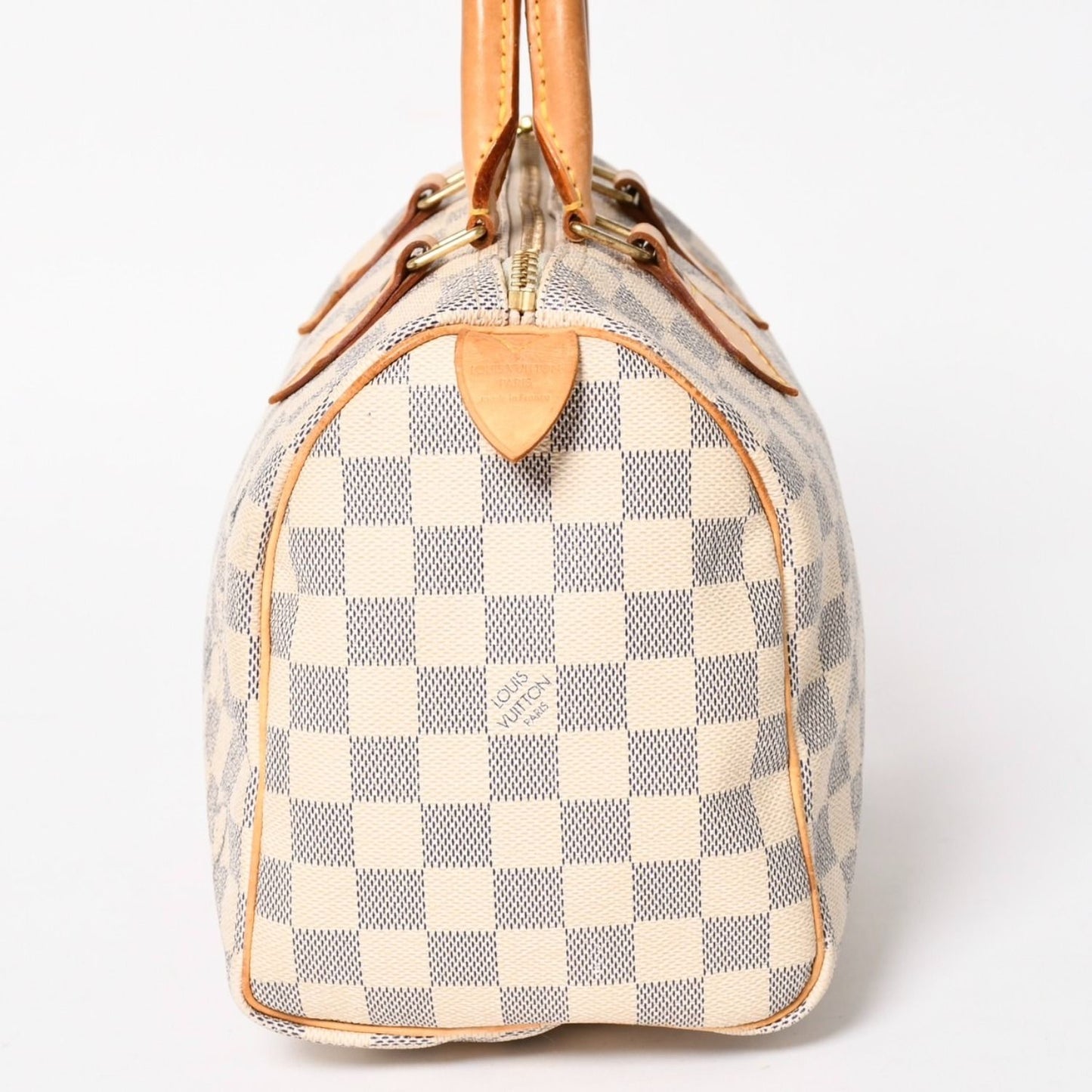 Louis Vuitton Handbag Speedy 25 Damier Azur White Navy — view 4