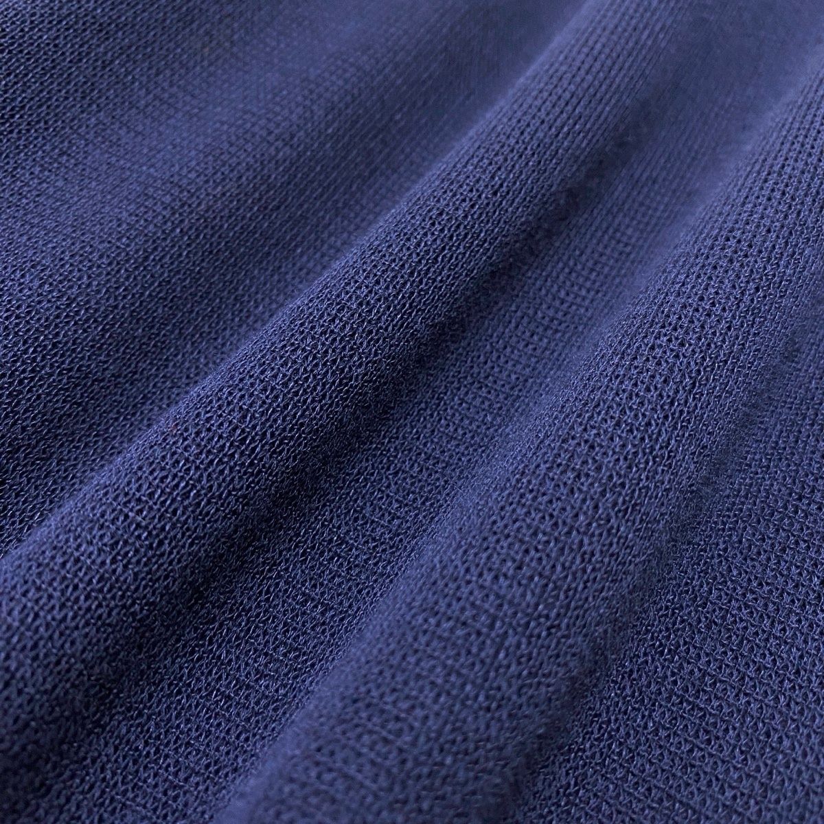 Saint Laurent Knit Coat Long Cardigan Gold Button M Navy — view 8
