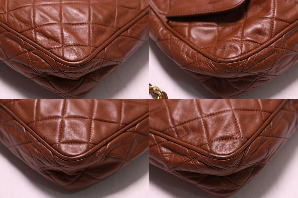 Chanel 0 Quilted Lambskin Chain Shoulder Bag — view 5