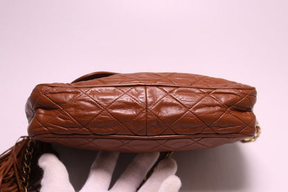 Chanel 0 Quilted Lambskin Chain Shoulder Bag — view 3