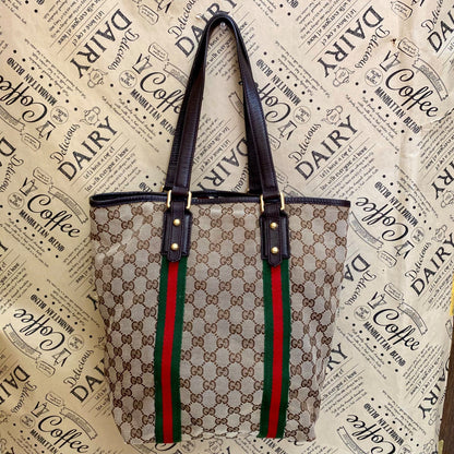 Gucci Tote Bag GG Canvas Sherry Line Business — view 2