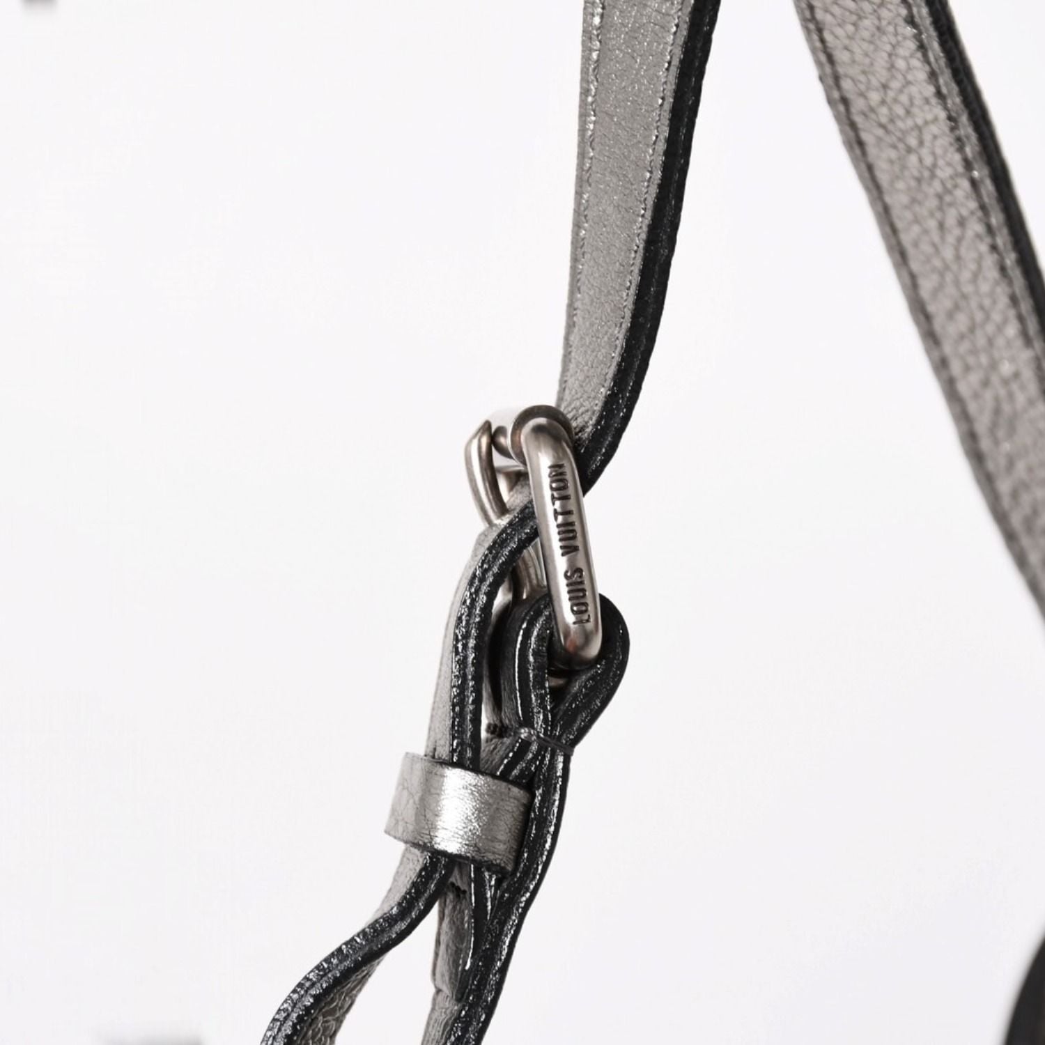 Louis Vuitton Mahina XS Shoulder Bag Argent Metallic Silver — view 7