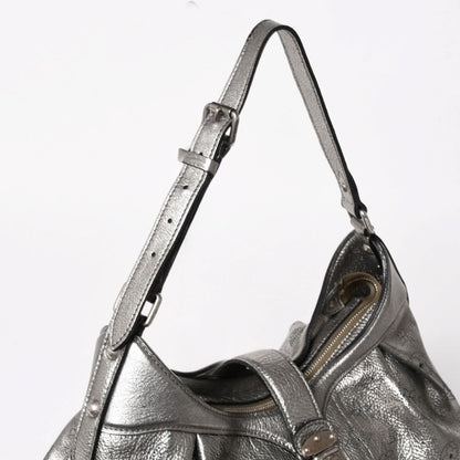 Louis Vuitton Mahina XS Shoulder Bag Argent Metallic Silver — view 6