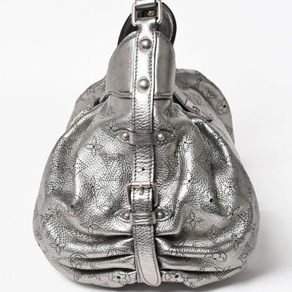 Louis Vuitton Mahina XS Shoulder Bag Argent Metallic Silver — view 4