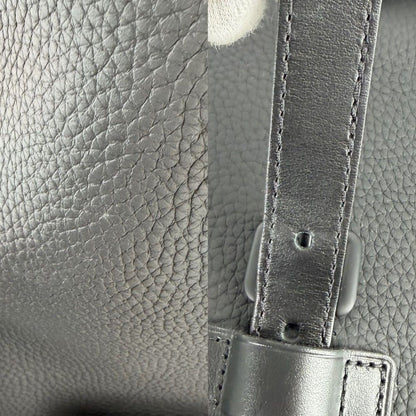 Louis Vuitton Backpack Christopher Slim Taurillon Leather Black Silver — view 7
