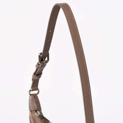Louis Vuitton Monogram Satin Little Boulogne Shoulder Bag Beige Fabric Silver — view 4