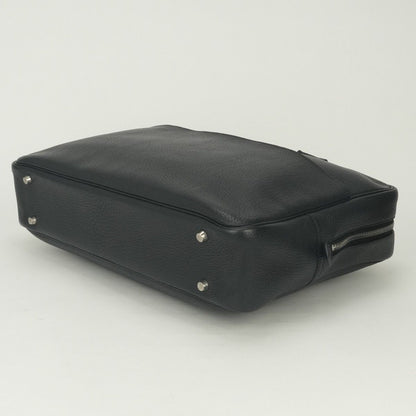 Hermes Plume Doc 38 Business Briefcase Fjord Noir Black Silver — view 5