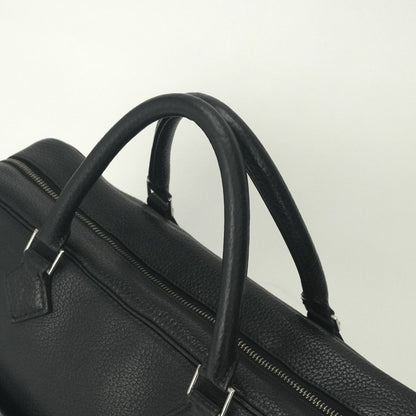 Hermes Plume Doc 38 Business Briefcase Fjord Noir Black Silver — view 4