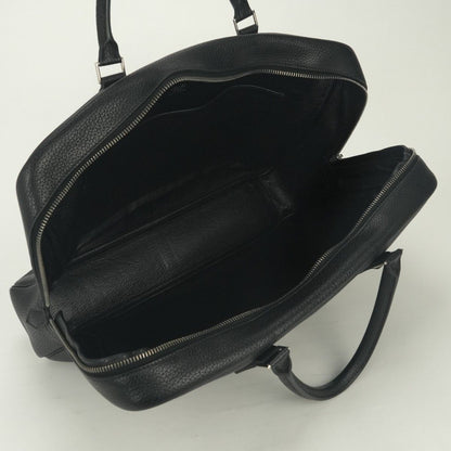 Hermes Plume Doc 38 Business Briefcase Fjord Noir Black Silver — view 8