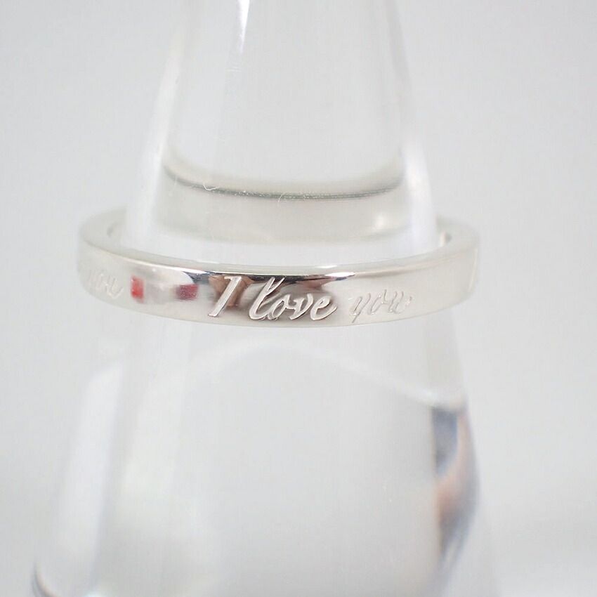 Tiffany & Co 925 Notes I Love You Ring — view 3