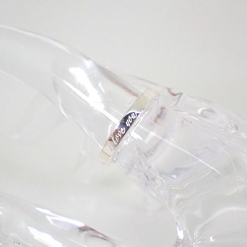 Tiffany & Co 925 Notes I Love You Ring — view 6