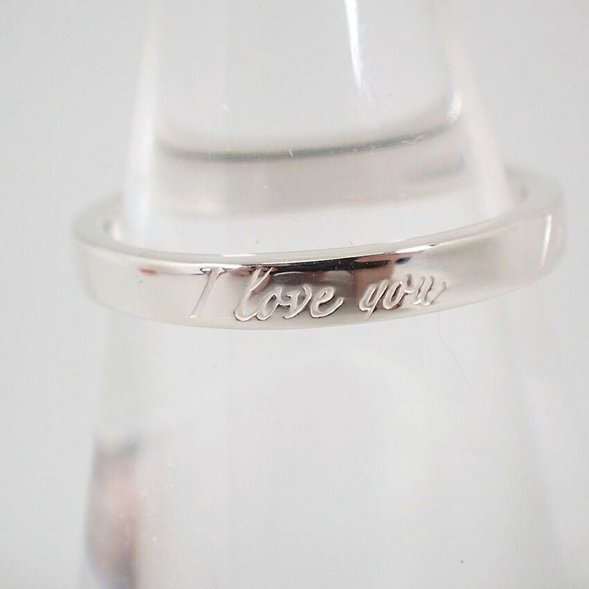 Tiffany & Co 925 Notes I Love You Ring — view 4