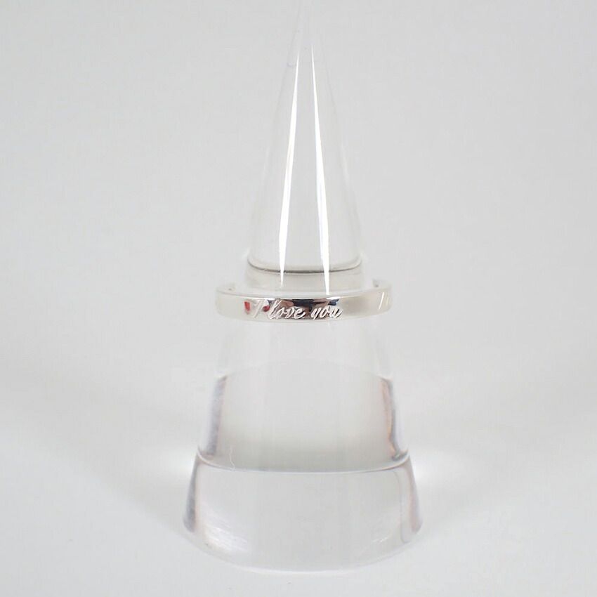 Tiffany & Co 925 Notes I Love You Ring — view 2