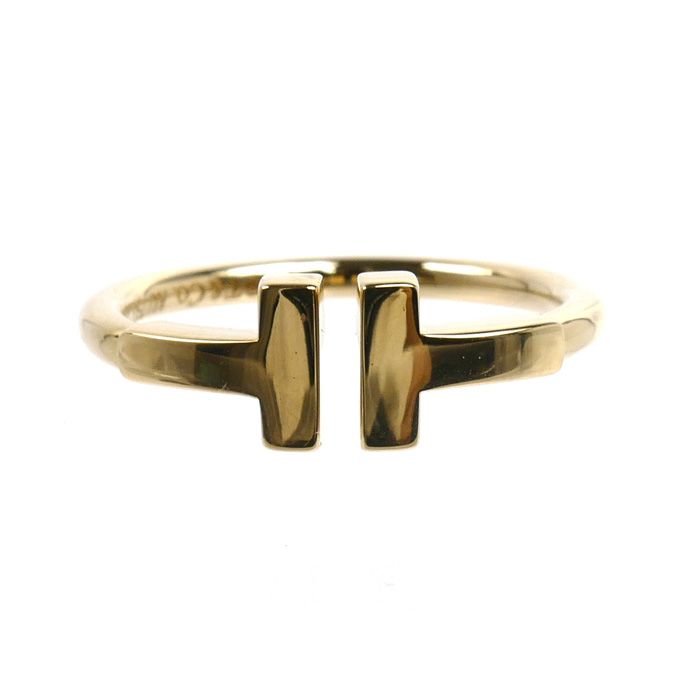Tiffany & Co 18K Yellow Gold T Wire Ring — view 3