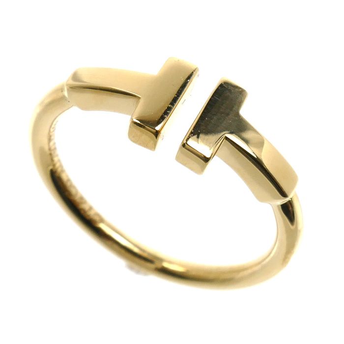 Tiffany & Co 18K Yellow Gold T Wire Ring