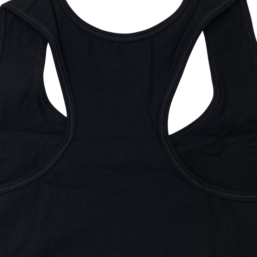 Balenciaga Jersey Logo Sports Bra Stretch Inner Wear Cotton Black High Quality — view 8