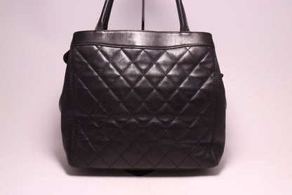 Chanel Lambskin Tote Bag Black — view 2