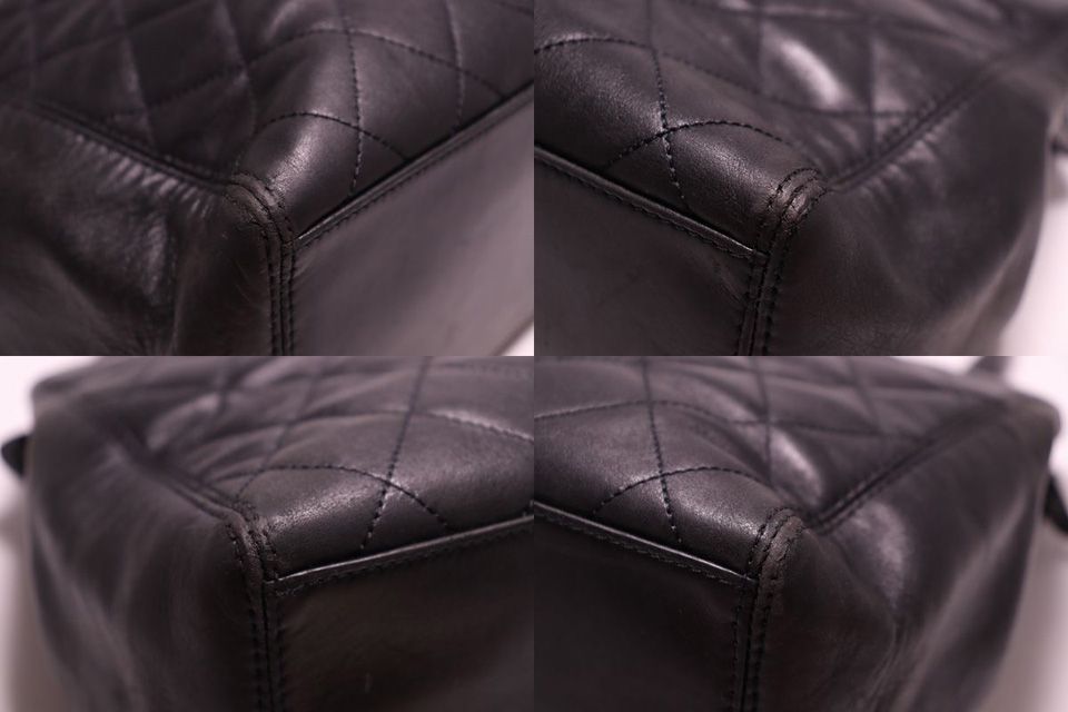 Chanel Lambskin Tote Bag Black — view 5