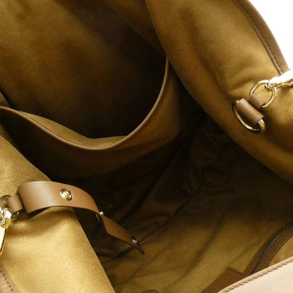 Max Mara Shoulder Bag Logo Fleece T Marine M Embroidery — view 8