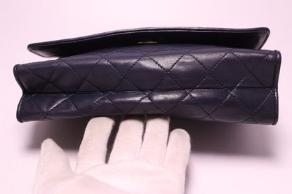 Chanel Quilted Lambskin Chain Shoulder Bag — view 3