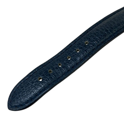 Bvlgari Solotempo Watch SS Leather Quartz Blue Dial — view 7