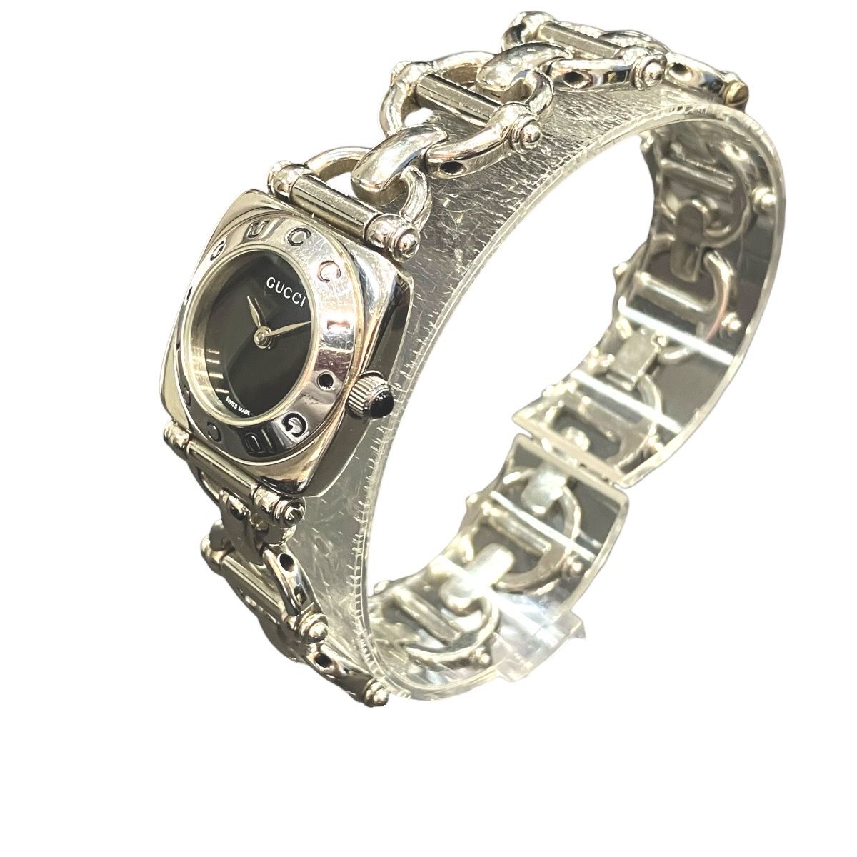 Gucci Horsebit Watch SS Quartz Black Dial — view 2