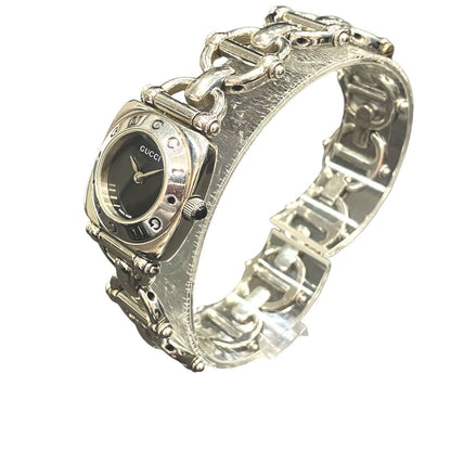 Gucci Horsebit Watch SS Quartz Black Dial — view 2