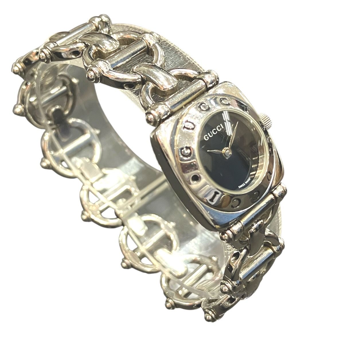 Gucci Horsebit Watch SS Quartz Black Dial — view 3